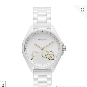 MVMT hello kitty white women’s watch -please read “broken band”
